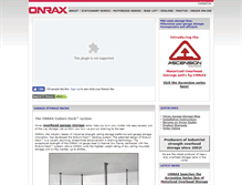 Tablet Screenshot of onrax.com